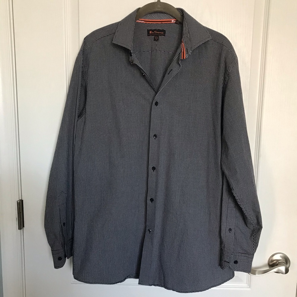 Ben Sherman Button Front Shirt 15.5”